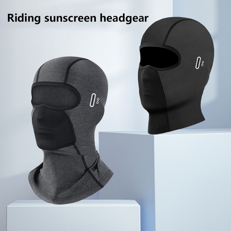 Fishing Mask Sun Protection - Outdoor-Eisseiden-Sonnenschutzmaske für Frühling und Sommer, Motorradfahren,