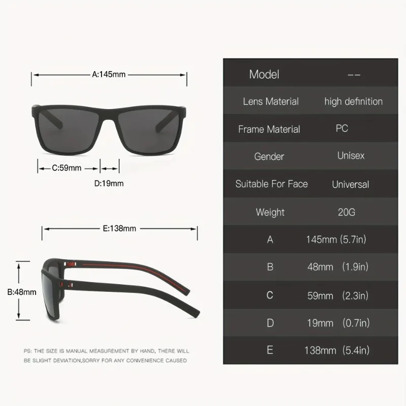 1/2PCS Sonnenbrille für Herren – Fishing Sunglasses Polarized Bewertung und Preis