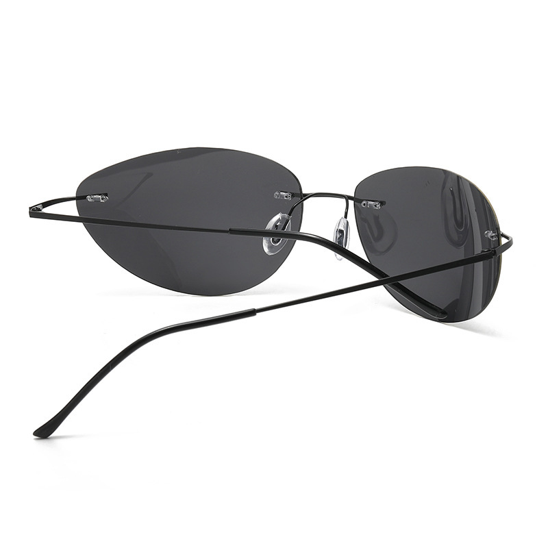 Modische Cat-Eye randlose pola – Fishing Sunglasses Polarized Bewertung und Preis